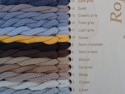 Polyester cord color palette 3