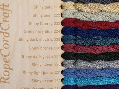 Polyester cord color palette shiny 2